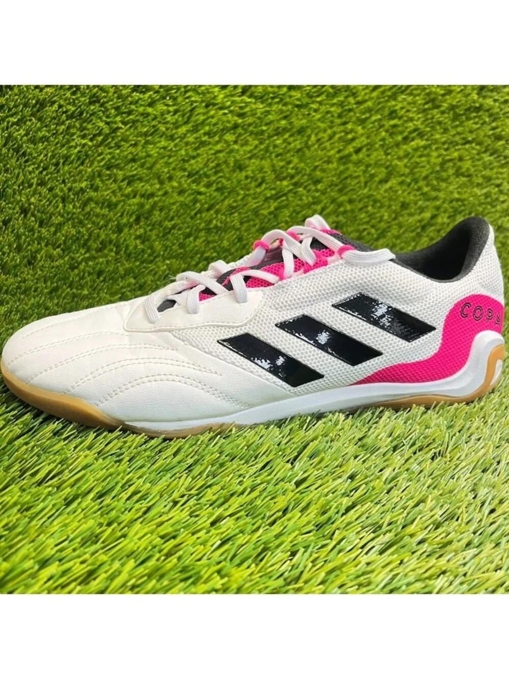 Adidas Copa Sense.3 Mens Size 10 White Black Indoor Running Spikeless Golf Shoes